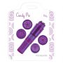 Stymulator z wymiennymi głowicami Candy Pie fioletowy - 2