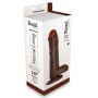 Wibrator realistyczny Real Rapture brązowy 28,5 cm - 2