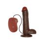 Wibrator realistyczny Real Rapture brązowy 28,5 cm - 3