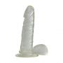 Dildo żelowe Real Rapture transparentne 16 cm - 2