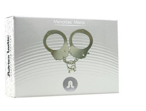 Kajdanki metaliczne regulowane Adrien Lastic