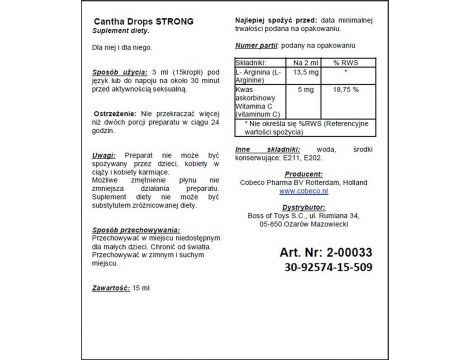 Krople Cantha Strong Cobeco dla par - 3