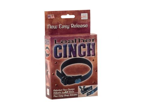 Pierścień erekcyjny skórzany Calexotics czarny 26 cm - 3