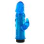 Mini wibrator króliczek Seven Creations niebieski 13,5 cm - 4