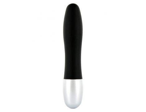 Wibrator mini żebrowany Seven Creations czarny 11 cm - 4