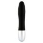 Wibrator mini żebrowany Seven Creations czarny 11 cm - 5