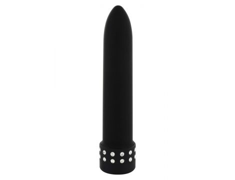 Wibrator Diamond Silk Vibe czarny 13,5 cm wodoodporny - 2