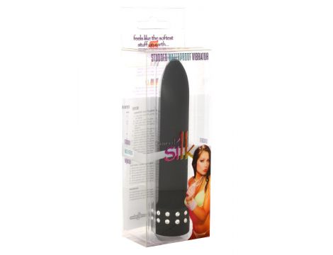 Wibrator Diamond Silk Vibe czarny 13,5 cm wodoodporny - 4