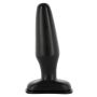 Korek analny PVC Seven Creations czarny 14.7 cm - 3