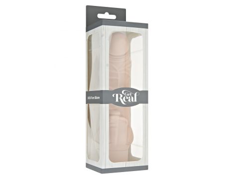 Wibrator silikonowy Classic Stim ToyJoy cielisty 22 cm - 5