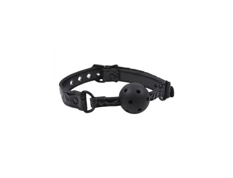 Knebel kulkowy regulowany czarny NS Novelties 61 cm - 2