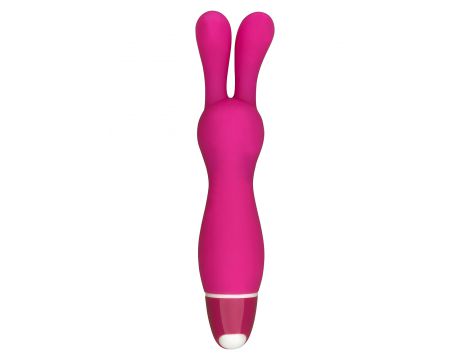Stymulator silikonowy Vibe Therapy Lapin różowy 13 cm
