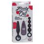 Korek analny wibrujący silikonowy Calexotics czarny 9,5 cm - 5