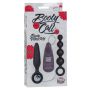 Korek analny wibrujący silikonowy Calexotics czarny 9,5 cm - 4