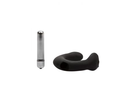 Masażer prostaty P Rock Calexotics silikonowy czarny 12 cm wodoodporny - 6
