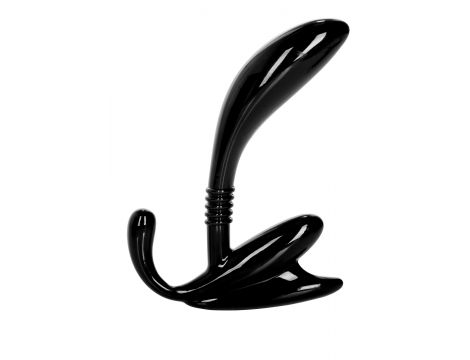 Masażer prostaty zakrzywiony Calexotics czarny 11.5 cm - 2