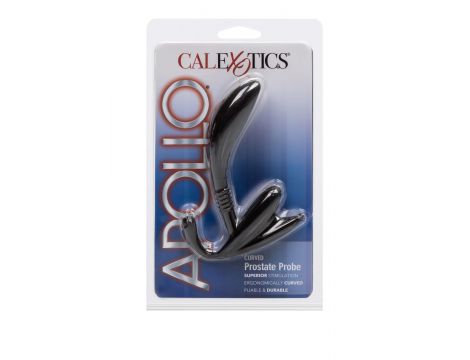 Masażer prostaty zakrzywiony Calexotics czarny 11.5 cm - 4