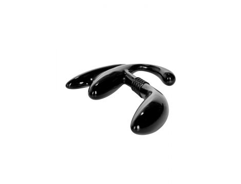 Masażer prostaty zakrzywiony Calexotics czarny 11.5 cm - 5