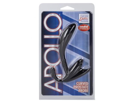 Masażer prostaty zakrzywiony Calexotics czarny 11.5 cm - 3