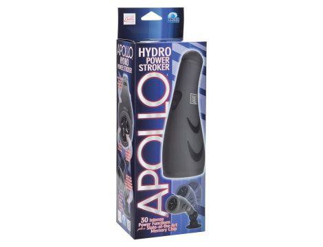 Masturbator z wibracją Calexotics Hydro Power szary 12 cm - 3