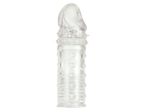 Przedłużka na penisa Adonis transparentna Calexotics 16 cm - 3