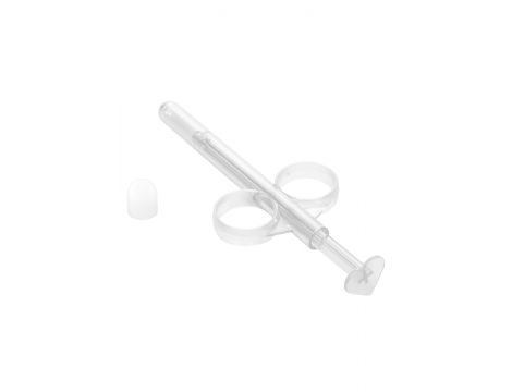 Strzykawka do lubrykantu Calexotics transparentna 2 szt 8 cm - 2