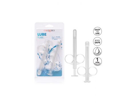 Strzykawka do lubrykantu Calexotics transparentna 2 szt 8 cm - 10