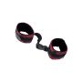 Kajdanki regulowane aksamitne Scandal Control Cuffs Calexotics czarny - 2