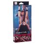 Kajdanki regulowane aksamitne Scandal Control Cuffs Calexotics czarny - 4