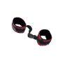 Kajdanki regulowane aksamitne Scandal Control Cuffs Calexotics czarny - 3