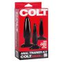 Zestaw korków analnych Colt Trainer Kit Calexotics czarny PVC - 4