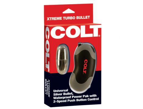 Wibrujące jajeczko Colt Xtreme Turbo Metal 5.75 cm - 4