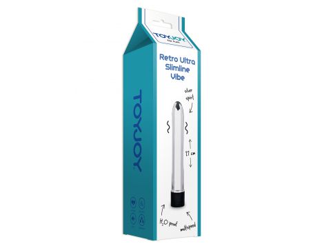 Wibrator Retro Ultra Slimline ToyJoy srebrny - 2