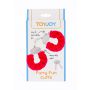 Kajdanki piórkowane ToyJoy Furry Fun czerwone - 5