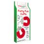Kajdanki piórkowane ToyJoy Furry Fun czerwone - 2