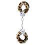 Kajdanki piórkowe regulowane ToyJoy Leopard - 6