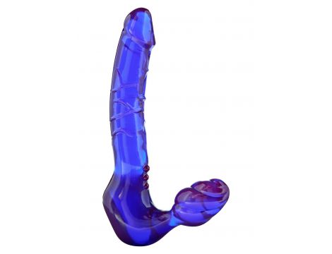 Strap on strapless ToyJoy fioletowy 4 cm - 2