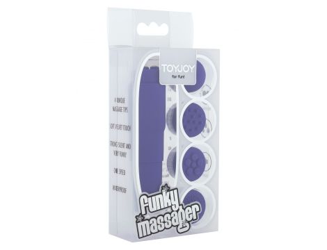 Stymulator łechtaczki Funky Massager ToyJoy fioletowy