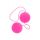 Kulki miłosne ToyJoy Funky Love Balls fioletowe ABS 3.5 cm