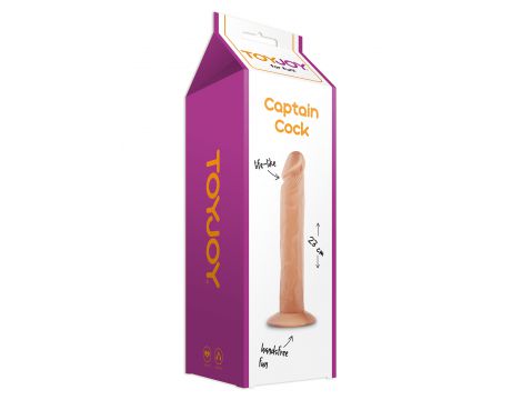 Dildo realistyczne Captain Cock ToyJoy cieliste 23 cm - 3