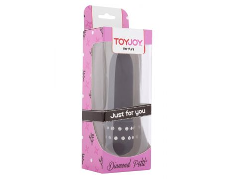 Wibrator Diamond Petit Vibe ToyJoy czarny 11 cm - 5