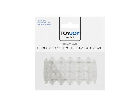 Przelotowa nakładka z wypustkami ToyJoy transparentna - 4