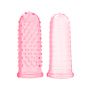 Nakładki na palce ToyJoy TPR różowe 7 cm - 3