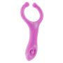 Pierścień wibrujący ToyJoy fioletowy 10 cm - 8