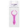 Pierścień wibrujący ToyJoy fioletowy 10 cm - 3