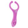 Pierścień wibrujący ToyJoy fioletowy 10 cm - 9