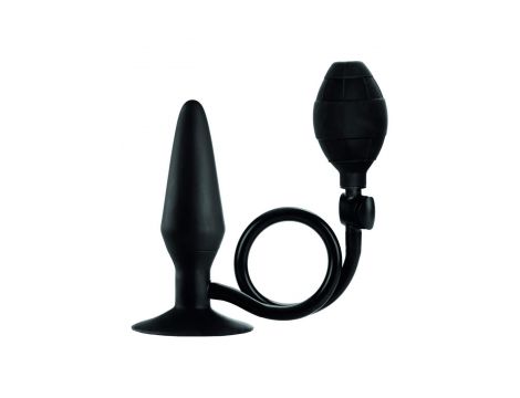 Korek analny pompowany silikonowy Booty Pumper Calexotics medium czarny