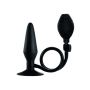 Korek analny pompowany silikonowy Booty Pumper Calexotics medium czarny - 2