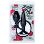 Korek analny pompowany silikonowy Booty Pumper Calexotics medium czarny - 4