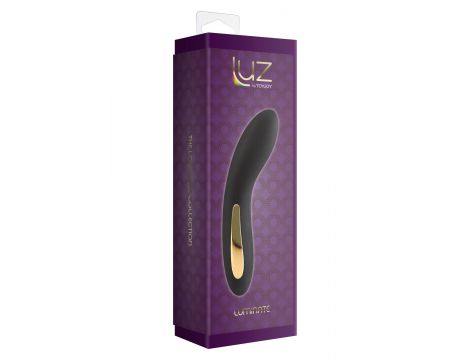 Wibrator punktu G ToyJoy Luminate silikonowy czarny USB 17 cm - 3